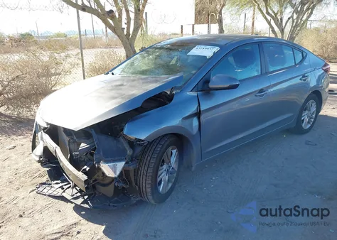 2019 Hyundai Elantra Sel from USA, damaged, VIN 5NPD84LF4KH451505